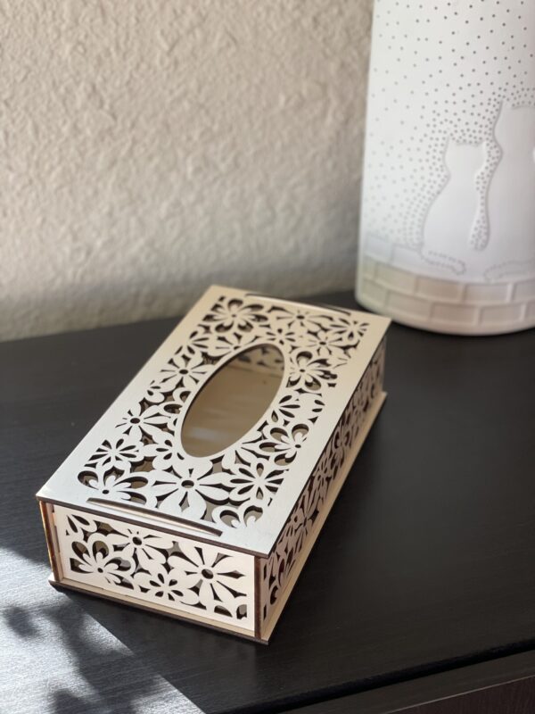 Taschentuchbox | Kosmetiktücherbox | Taschentuch Aufbewahrung  | Taschentücher Box Holz | Badezimmer Deko – Bild 4